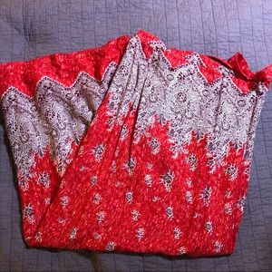 Cotton Maxi Wrap skirt